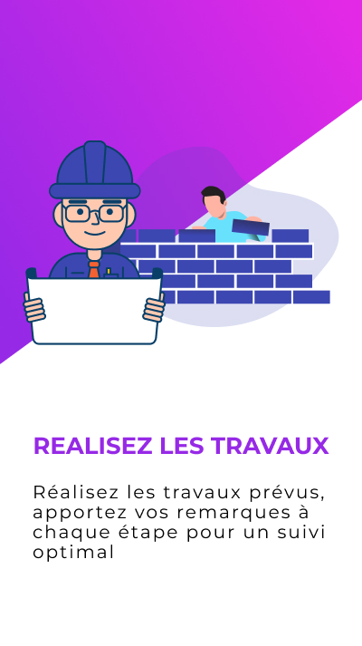 Réalisez les travaux